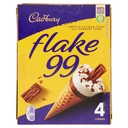 Cadbury Flake 99 Cones 4 x 125ml (500ml) image 1