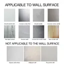 Maxcook Punch-free Knife Rest With Hooks White MCZW7223 image 3