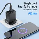 ACEFAST PD30W GaN USB-C Charger - Black image 3