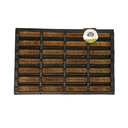 Coco & Coir Doormat Tough Guy Natural/Black image 1