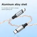 HOCO U112 60W USB-C to USB-C Charging Cable - Grey image 7