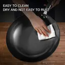 Maxcook No Coating Iron Wok Available for gas stove, induction stove,30CM MDB-30 image 6