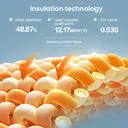 ochama [Anti-Static] Fleece Cardigan Polar Fleece Jacket Outdoor Men and Women Same Style Dark Gray 2XL image 2