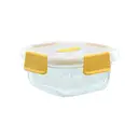 Citylife 3-teiliges Set aus Glas-Crisper, hochtemperaturbeständige Lunchbox, Bento-Box, großes Fassungsvermögen, versiegelt, quadratisch – 320/520/800 ml image 3