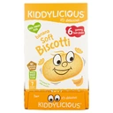 Kiddylicious Banana Soft Biscotti 7+ Months 6 x 20g image 1