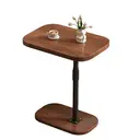 Huacan Table basse à hauteur ajustable à usage polyvalent en bois de noyer - 45 x 30 x 57-91 cm image 0