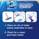 Bloo Colour Active Toilet Rim Block, Fresh Flowers, Single Pack image 3
