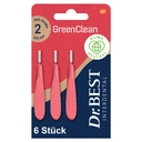 Dr.BEST GreenClean Interdental, Size 2, 6 Stück - Interdentalbürsten für eine sanfte Reinigung der Zahnzwischenräume image 0