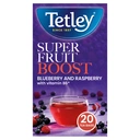 Tetley Super Fruit Vitamin B Blueberry & Raspberry Tea 20 Pack image 1