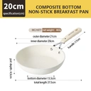 Maxcook Frying Pan Composite Bottom Non-stick Pan - 20 cm - Suitable for gas and induction image 6