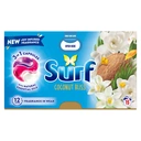 Surf 3in1 PODS, Washing Liquid Laundry Detergent Capsules, Coconut Bliss, 15 Washes image 0