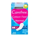 Carefree Normal with Cotton Extract Panty Liners Pads 20 Pack image 0