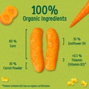 Organix Crunchy Carrot Sticks 6+ Months 20g image 2