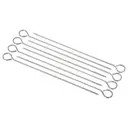 Lot de 8 brochettes en acier chromé Secret de Gourmet image 0