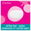Carefree Panty Liners Pads Folded Breathable 20 Pack image 5