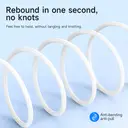 HOCO X90 60W USB-C to USB-C Charging Cable - White image 6