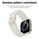 HOCO iWatch Band WA16 Flexible Series - Bamboo Pattern - Olive Green image 3