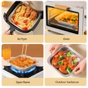 Maxcook 30Pcs Disposable Aluminum Tin Foil Baking Pans Square 7 Inch image 7