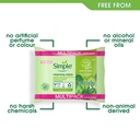 Simple Kind to Skin Cleansing Wipes Biodegradable 50wipes image 1