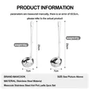 Maxcook Set of 2 - Hotpot Ladle Stainless Steel Soup Ladle Leaky Spoon image 4