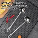 Maxcook Set of 2 - Hotpot Ladle Stainless Steel Soup Ladle Leaky Spoon image 7