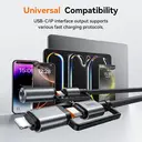 HOCO U138 All-in-one Cable - USB-C/ Lightning to USB-C with Cigarette Lighter - Grey image 8