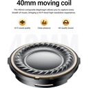 ACEFAST H6 Foldable Noise Cancellation Wireless Headphones - White image 3