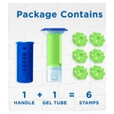 Duck Toilet Fresh Discs Cleaner Holder & Refill, Lime, Single Pack image 1