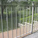 Tenax Quadra 10 Grillage plastique argent pour balcons - 1 x 5 m image 2