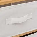 5FIVE Tidy Box Étagère avec 3 paniers en bambou - L.35 x l.33 x H.109,5 cm image 3