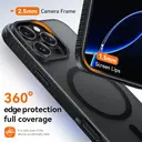 HOCO Magnetic Series Shockproof Protective Phone Case - iPhone 16 Pro - Black image 3