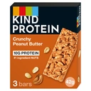 KIND Protein Crunchy Peanut Butter 3 x 42g image 0