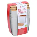 ALPINA Lot de 3 boîtes de rangement - 1 L  image 0