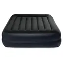 Intex Pillow Rest opgevulde luchtbed met ingebouwde pomp - 152 x 203 x 42 cm, zwart image 0