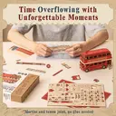 Robotime Rolife Puzzle 3D en bois autobus de Londres 19,4 x 7,8 x 11,3 cm, 1 pièce, décoration à la maison, décoration d’étagère,Cadeaux artisanaux pour adultes et adolescents,Jouets éducatifs image 4