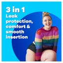 Tampax Pearl Compak Regular Tampons with Applicator 16 Pads image 2