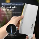 WANGMAZI Household Knife Kitchen Knife Three in One Steel Cutting Knife - Chopping and Cutting image 9