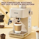 Maxcook 25pcs 280ml Disposable Coffee Cups with Lids for Hot & Cold Beverage,Leak-proof image 5