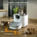 Furoomate Automatische Zelfreinigende Kattenbak Open Ontwerp met Geïntegreerde Veiligheidsbescherming image 2