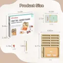 Topbright Wooden Math Toy for 3 Year Old Toddlers, Montessori Educational Learning Toy for Children Ages 3-5, Counting Peg Board Game and Number Writing Practice image 6