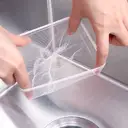 BJ Kitchen Sink Filter Screen 200 pieces, equipped with sewage sink, dishwashing basin, vegetable washing basin, garbage filter bag image 4
