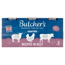 Butcher's Recipes in Jelly Wet Dog Food Tins 6 x 400g image 2