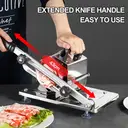 Maxcook Stainless Steel Meat Slicer - Extended Length image 5