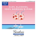 Gordon's Premium Pink Alcohol Free Spirit 0% Vol 70cl Bottle image 2