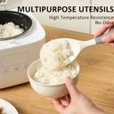 Maxcook Silicone Kitchenware Spatula Spoon Food Holder - Set of 4 image 5