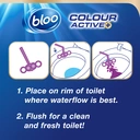 Bloo Colour Active Toilet Rim Block, Lavender, Single Pack image 3