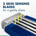 Gillette Blue3 Men's Disposable Razors x4 image 4