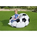 Bestway Fauteuil gonflable en forme de ballon de football pour enfants - 114 x 112 x 71 cm image 1