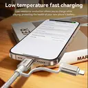 HOCO U138 All-in-one Cable - USB-C/ Lightning to USB-C with Cigarette Lighter - Grey image 5