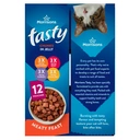 Morrisons Tasty Chunks in Jelly Meaty Feast 1-7 Years Adult 12 x 100g image 3